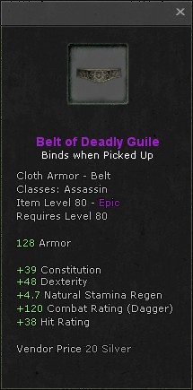 Belt: Belt of Deadly Guile