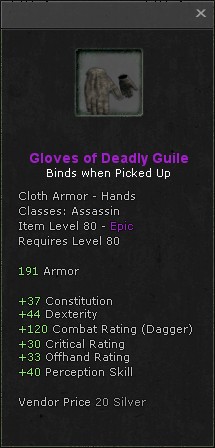 Hands: Gloves of Deadly Guile