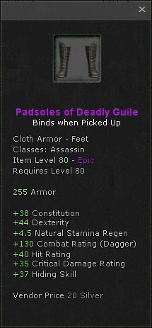 Feet: Padsoles of Deadly Guile