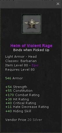 Head: Helm of Violent Rage