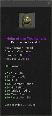 Head: Helm of the Triumphant