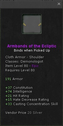 Shoulders: Armbands of the Ecliptic
