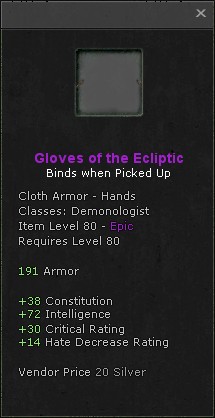 Hands: Gloves of the Ecliptic