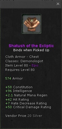 Chest: Shatush of the Ecliptic