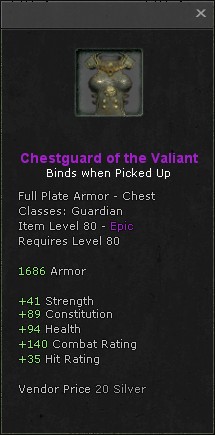 Chest: Chestguard of the Valiant