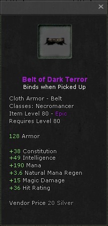 Belt: Belt of Dark Terror