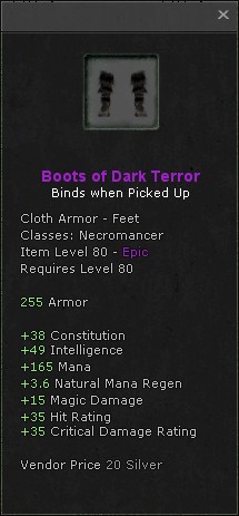 Feet: Boots of Dark Terror