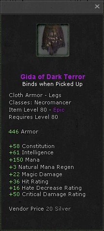 Legs: Gida of Dark Terror
