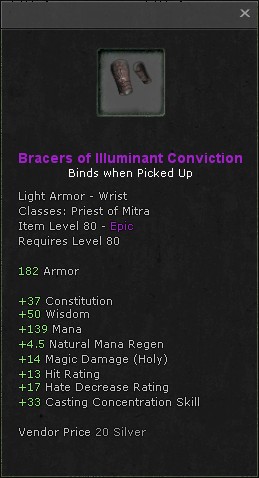 Wrists: Bracers of Illuminant Conviction