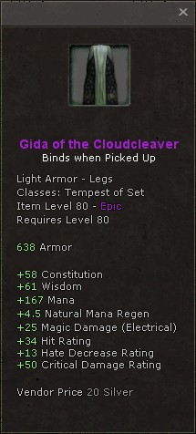 Legs: Gida of the Cloudcleaver