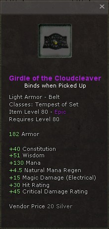 Belt: Girdle of the Cloudcleaver