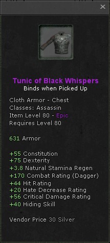 Chest: Tunic Of Black Whispers