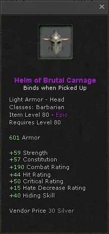 Head: Helm of Brutal Carnage