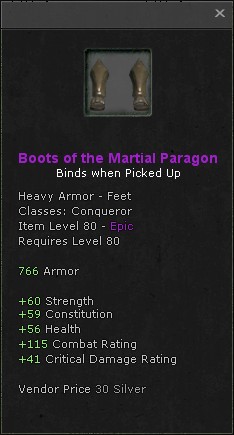 Feet: Boots of the Martial Paragon