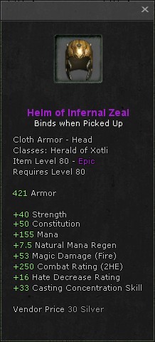 Head: Helm of Infernal Zeal