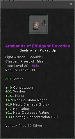 Shoulders: Armbands of Effulgent Devotion