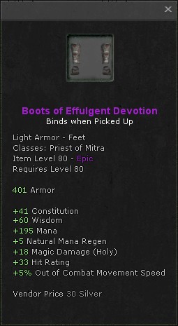Feet: Boots of Effulgent Devotion