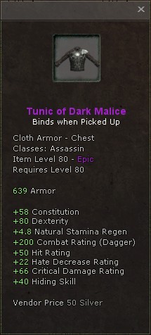 Chest: Tunic of Dark Malice