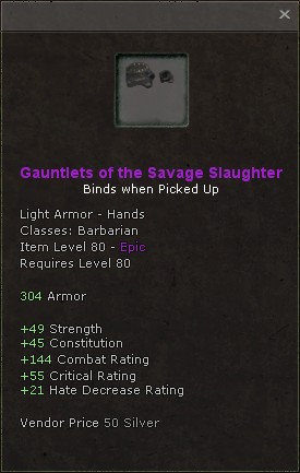 Hands: Gauntlets of the Savage Slaughter