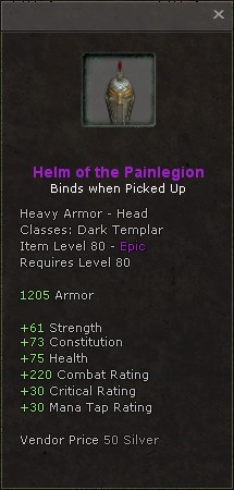 Head: Helm of the Painlegion