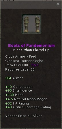 Feet: Boots of Pandemonium