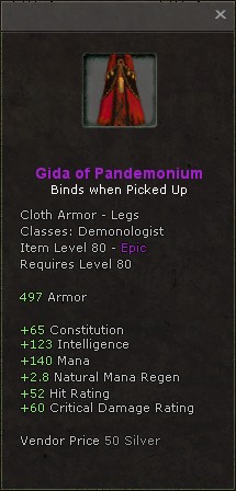 Legs: Gida of Pandemonium