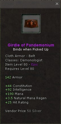 Belt: Girdle of Pandemonium