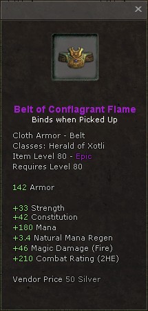 Belt: Belt of Conflagrant Flame