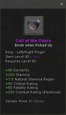 Ring: Coil of the Cobra