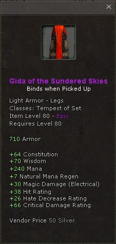 Legs: Gida of the Sundered Skies