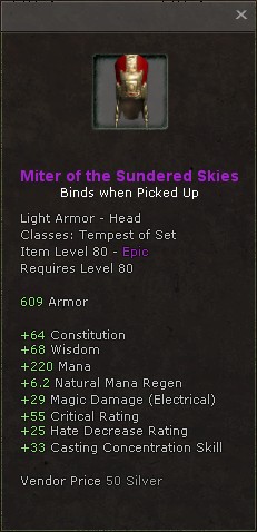 Head: Miter of the Sundered Skies