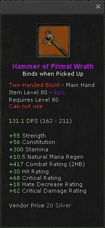 Hammer of the Primal Wrath