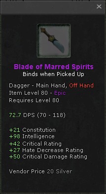 Blade of Marred Spirits