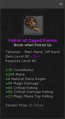 Fetish of Caged Fiends