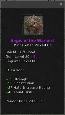 Aegis of the Warlord