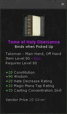 Tome of Holy Obeisance