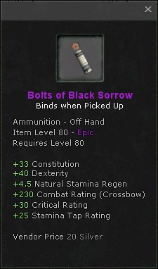 Bolts of Black Sorrow
