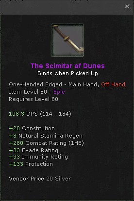 The Scimitar of Dunes