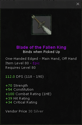 Blade of the Fallen King
