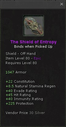 The Shield of Entropy