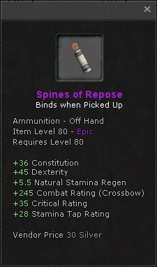 Spines of Repose