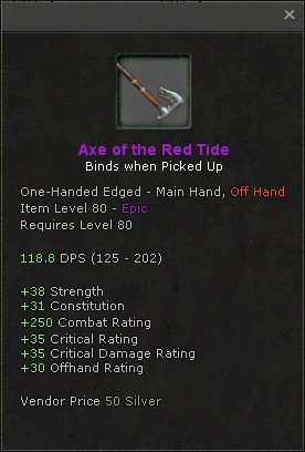 Axe of the Red Tide