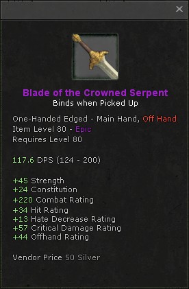 Blade of the Crowned Serpent