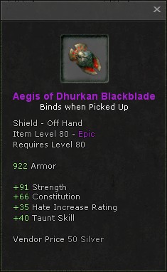 Aegis of Dhurkan Blackblade