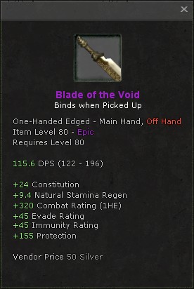 Blade of the Void