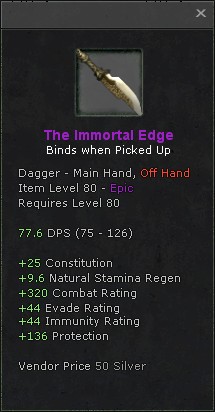 The Immortal Edge