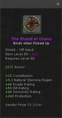 The Shield of Chaos